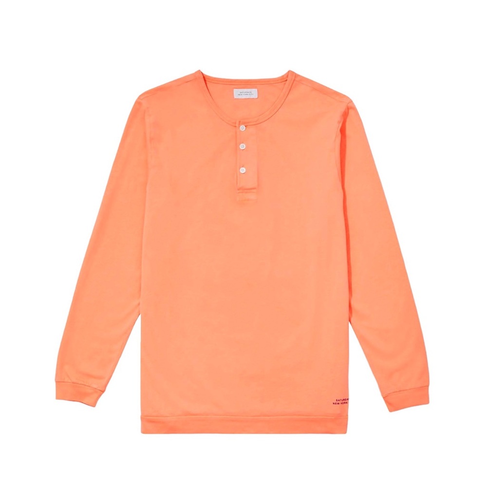 Saturdays Nyc Men's Mitch Henley Pima T-Shirt